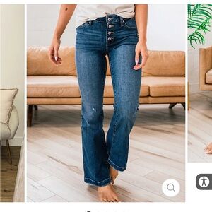 KanCan Mid-Rise Flare Jeans